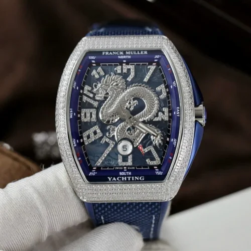 Franck Muller V45 Dragon Dial Blue ABF Factory 45mm
